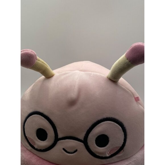Squishmallows Pink & Cream Caterpillar Plush Toy With Glasses - Picture 6 of 10